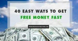 How to Make Money Fast and Easy
